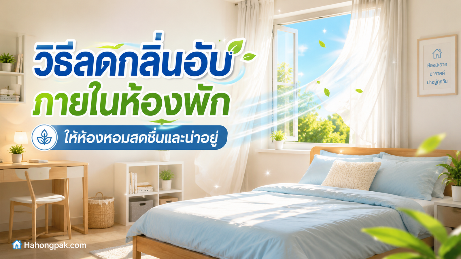 วิธีลดกลิ่นอับภายในห้องพัก ให้ห้องหอมสดชื่นและน่าอยู่