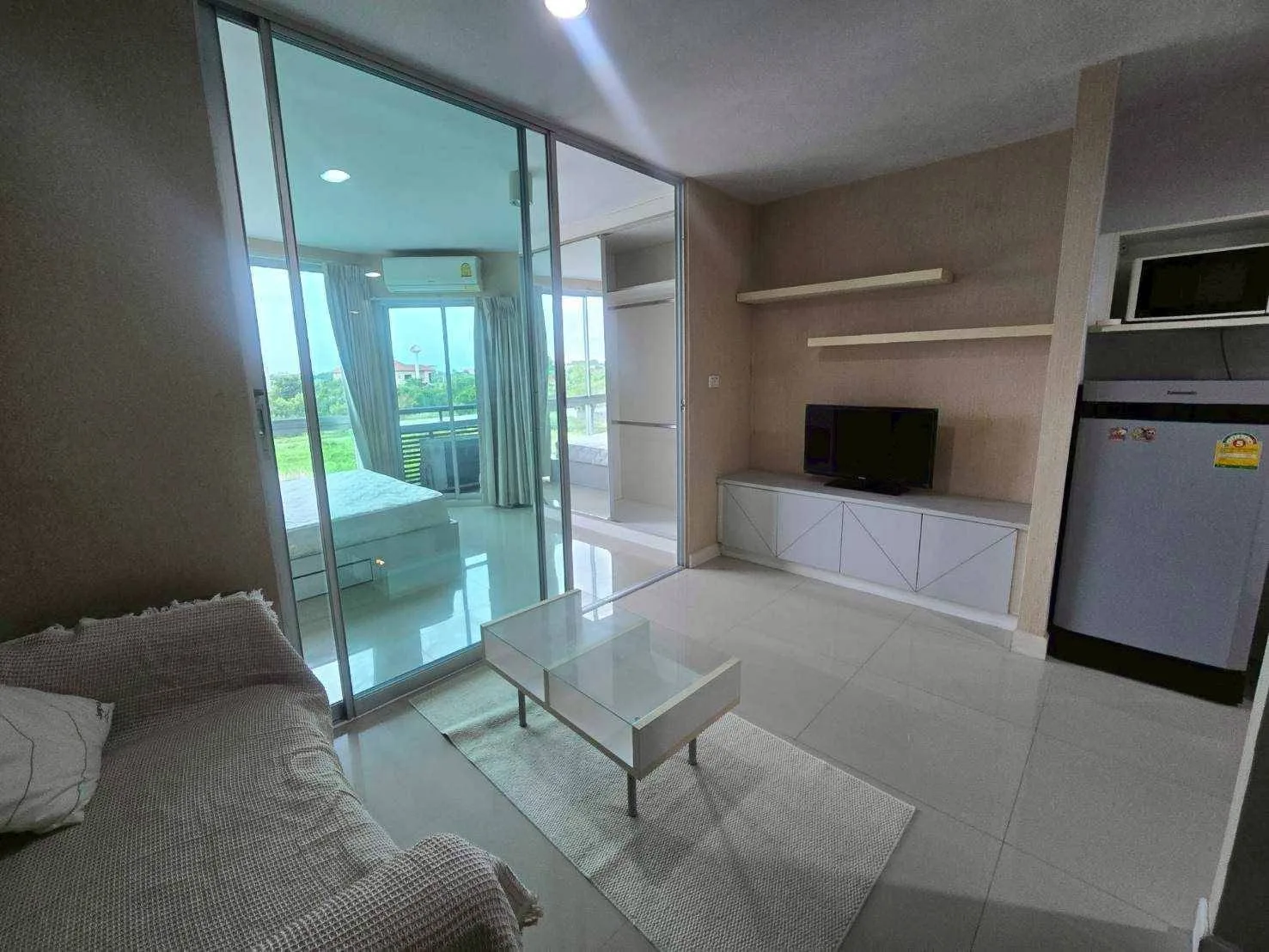 Swift Condo ABAC Bangna ห้องขนาด 30 ตร.ม. ชั้น 4 วิวโล่ง
