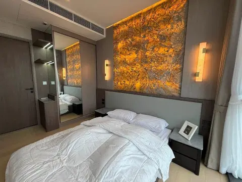 ให้เช่า THE EXTRO พญาไท–รางน้ำ 1 ห้องนอน ชั้น 28 วิวสวนสันติภาพ